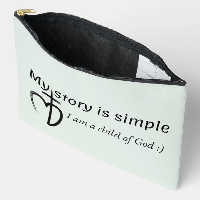 My story is simple accessory pouch (Open)