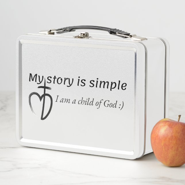My story is simple metal lunch box (In Situ)