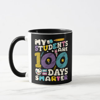 My students are 100 days smarter cute 100 days mug
