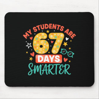My Students Are 67 Days Smarter Funny Teacher Kids Mouse Pad
