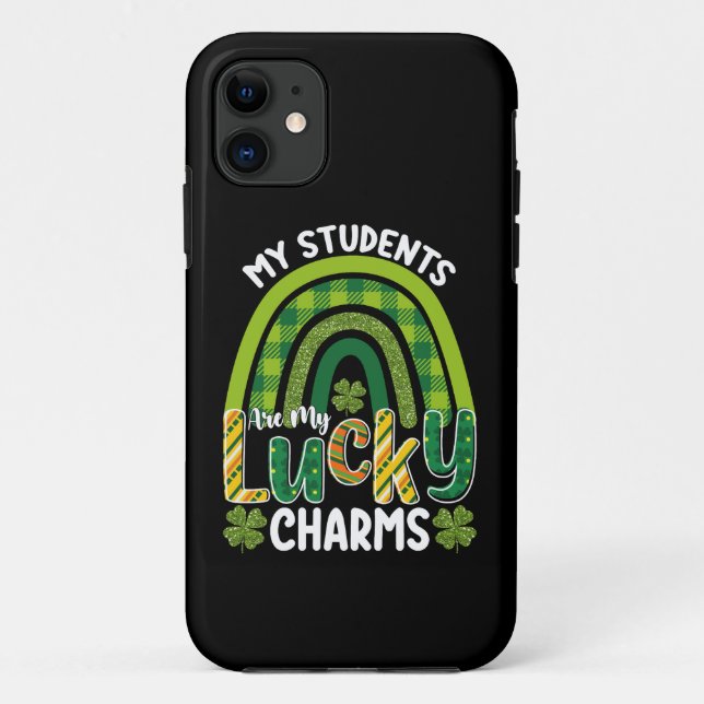 My Students Are My Lucky Charms St Patrick's Day Case-Mate iPhone Case (Back)
