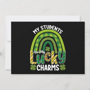 My Students Are My Lucky Charms St Patrick's Day Invitation