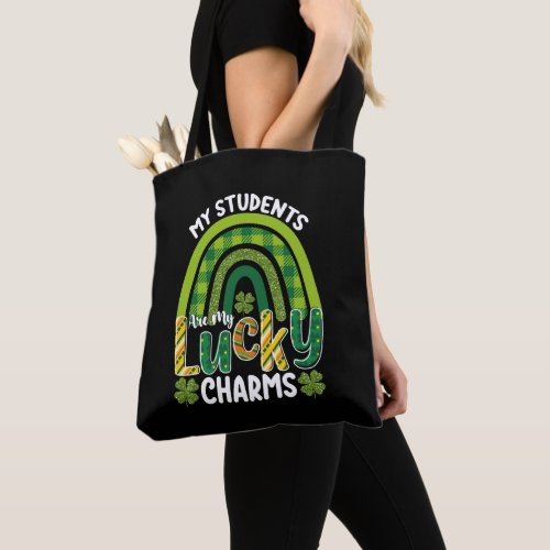 My Students Are My Lucky Charms St Patricks Day Tote Bag