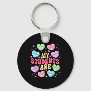 My Students Are Teacher Valentines Day Candy Keychain