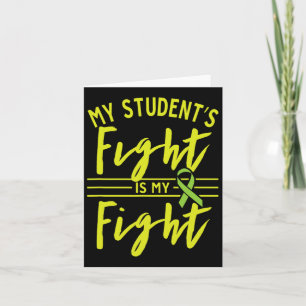 My Student's Fight Is My Fight Kidney Disease Awar Card