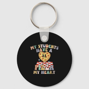 My Students Have A Zza-my-heart Valentines Day Tea Keychain