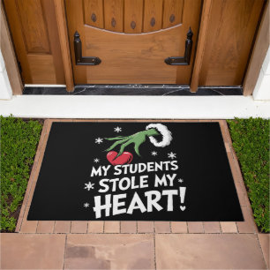 My Students Stole My Heart Xmas Christmas Teacher  Doormat
