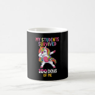 My Students Survived 100 Days of Me School Teacher Coffee Mug