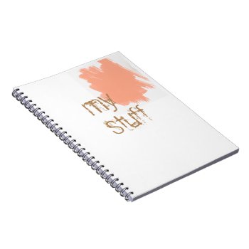 My Stuff Notebook by connieszazzle at Zazzle