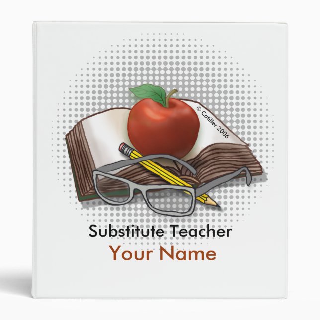 My Substitute Teacher  Binder (Front)