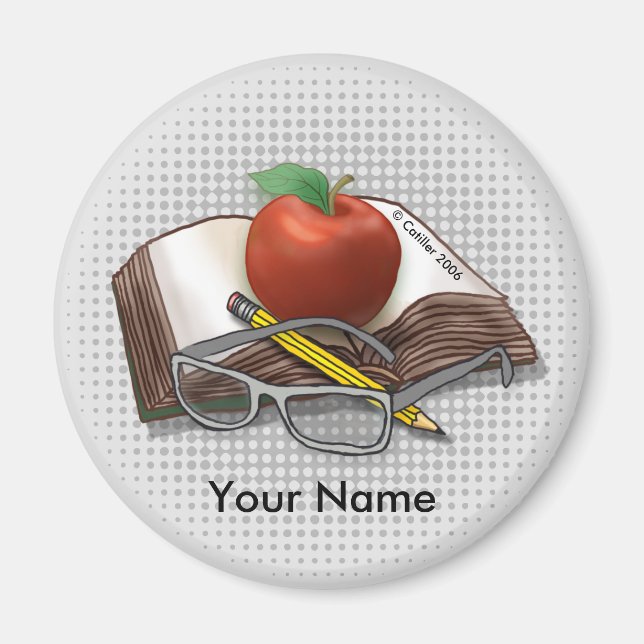 My Substitute Teacher  magnet (Front)