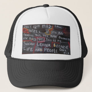 My Suicide Letter Hat