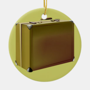My Suitcase Is Packed! Ceramic Ornament
