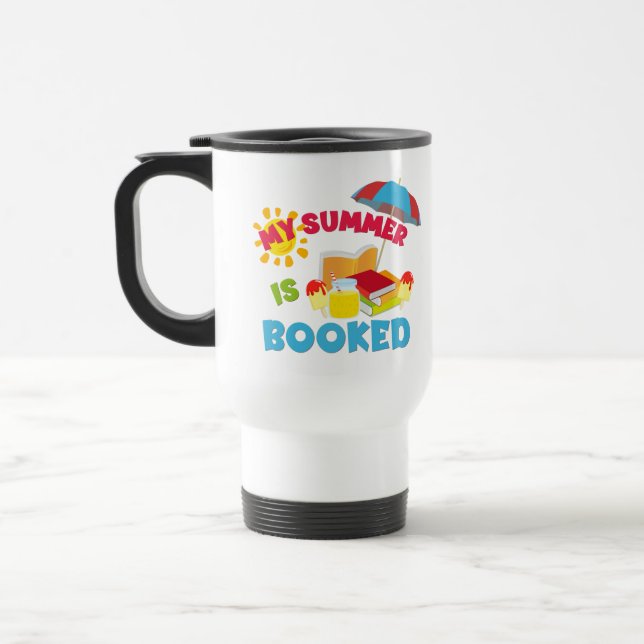 My Summer Is Booked Two-Tone Coffee Mug (Left)