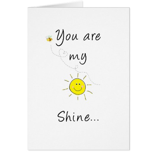 My sun shine cards (Front)