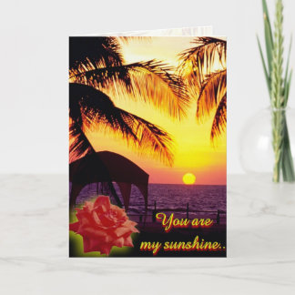 My sunshine Card