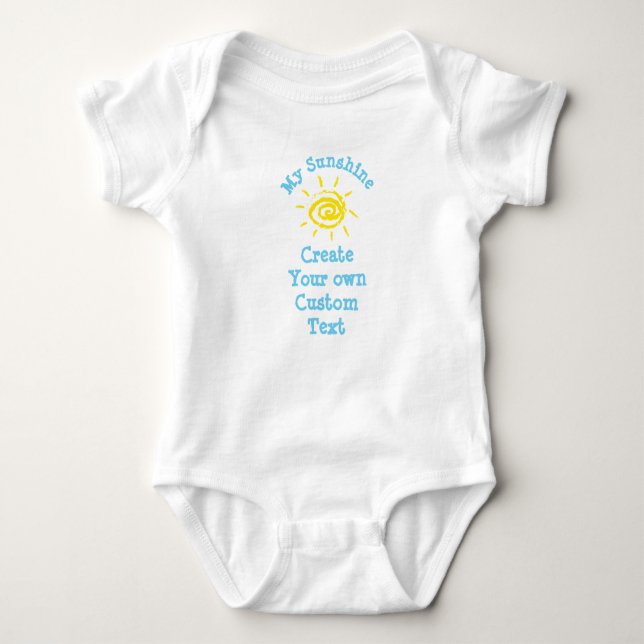 My Sunshine Create your own Baby Bodysuit (Front)