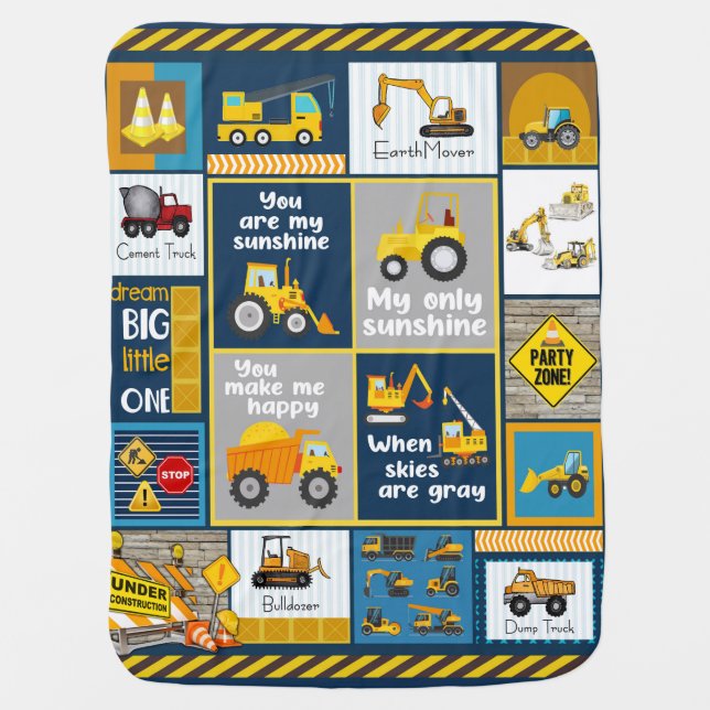 My Sunshine Dream Big Little One Baby Blanket (Front)