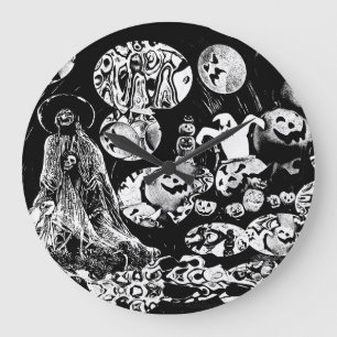 My Super Halloween Large Clock