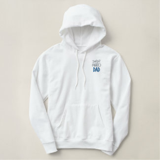 My super HERO DAD Embroidered Hoodie