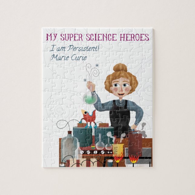 My Super Science puzzle - I am persistent (Vertical)