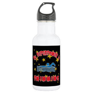 My Superpower is Swimming Water Bottle
