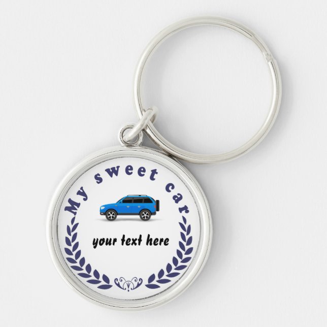 My sweet car keychain (Front)