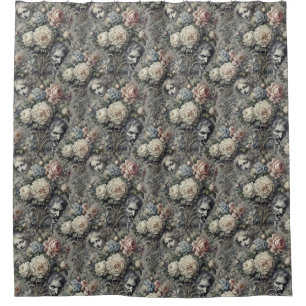 My Sweet Fang – Gothic Victorian Shower Curtain