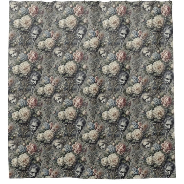 My Sweet Fang – Gothic Victorian Shower Curtain (Front)
