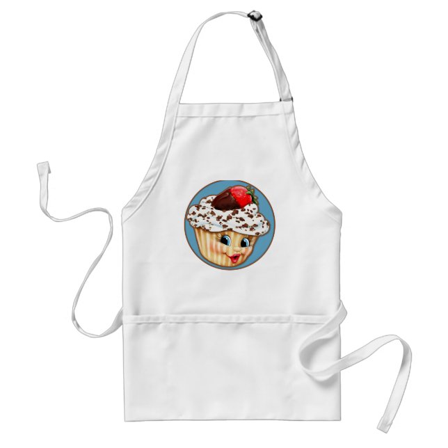 My Sweet Little Cupcake Adult Apron (Front)