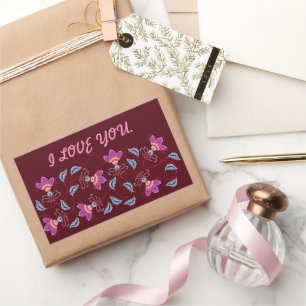 MY SWEET LOVE GIFT FOR GIRLFRIEND, WIFE, HUSBAND RECTANGULAR STICKER