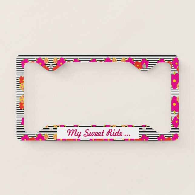 My Sweet Ride License Plate Frame (Front)