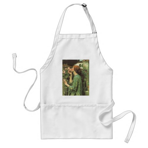 My Sweet Rose or Soul of the Rose by Waterhouse Adult Apron