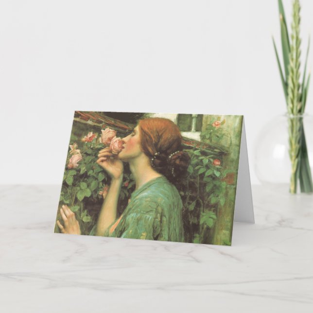 My Sweet Rose, or Soul of the Rose by Waterhouse Card (Front)