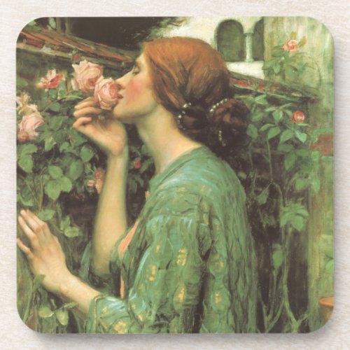 My Sweet Rose or Soul of the Rose by Waterhouse Coaster