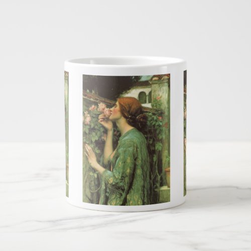 My Sweet Rose or Soul of the Rose by Waterhouse Large Coffee Mug