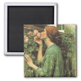 My Sweet Rose, or Soul of the Rose by Waterhouse Magnet