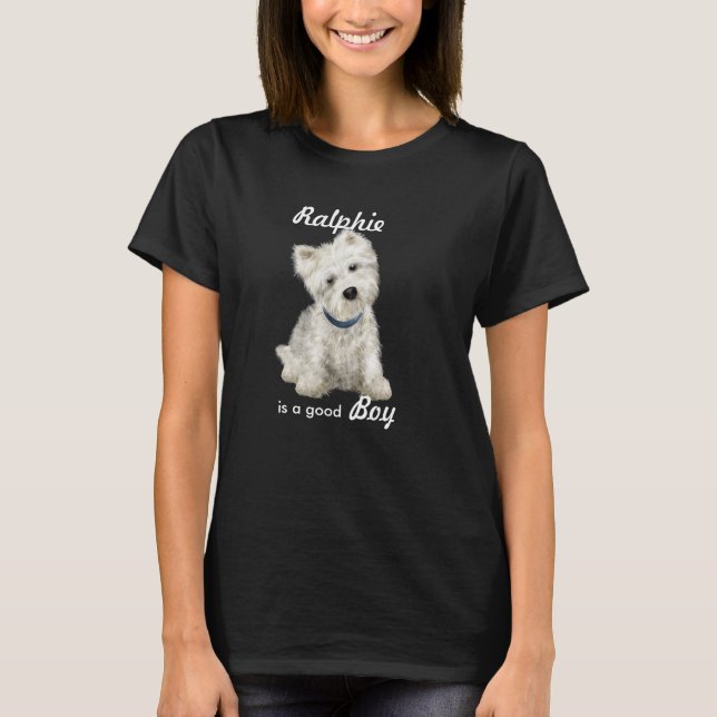 My Sweet Westie personalize T-Shirt (Front)