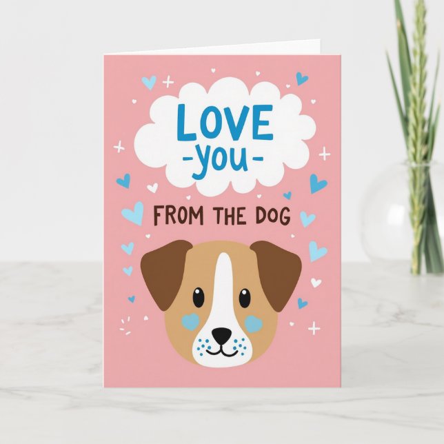 My Sweet Wife Loving Dog Card (Front)