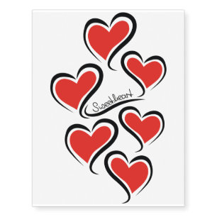 My Sweetheart Valentine Temporary Tattoos