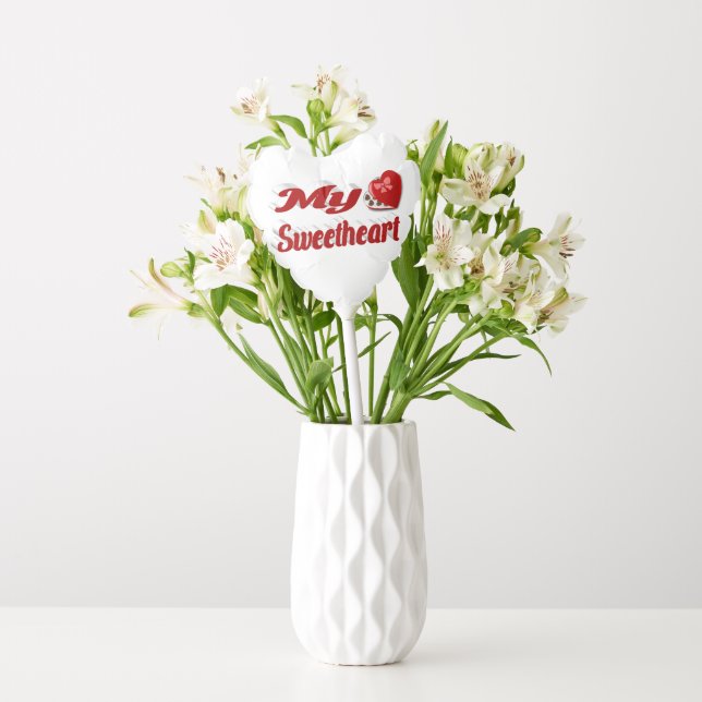 My Sweetheart Valentines Day red   Balloon (Vase)