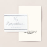 [ Thumbnail: "My Sympathies…" Card ]