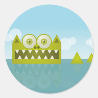 My Tail Is Long Classic Round Sticker