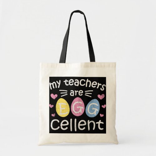 My Teacher are egg cellent funny cool Teacher  Tote Bag