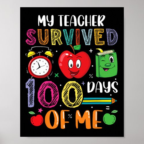 My Teacher Survived 100 Days Of Me  Poster