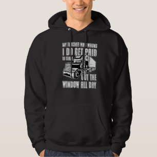 My Teacher Was Wrong Trucker Funny Truck Driver Hoodie