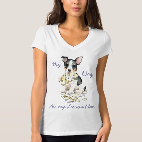 My Teddy Roosevelt Terrier Ate my Lesson Plan T_Shirt