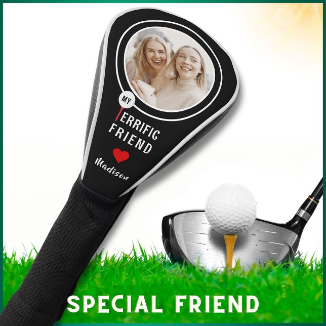 My Terrific Friend Personalized Golfer Photo  Golf Head Cover (Creator Uploaded)