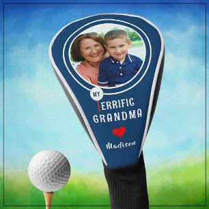 My Terrific Grandma Personalized Golfer Photo * Golf Head Cover