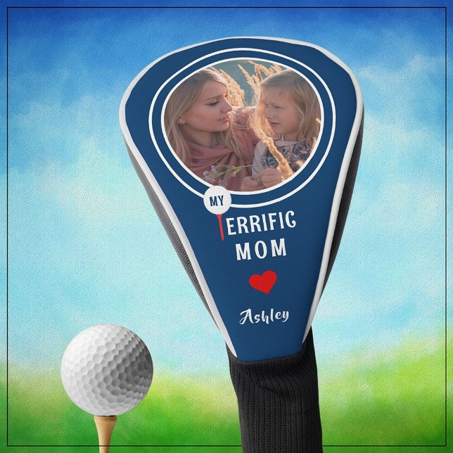 My Terrific Mom Personalized Golfer Photo Golf Head Cover (Creator Uploaded)